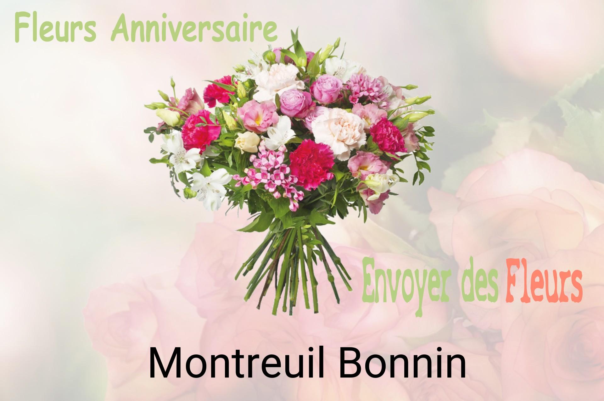 Bouquet de fleurs d’anniversaire livré à Montreuil-Bonnin