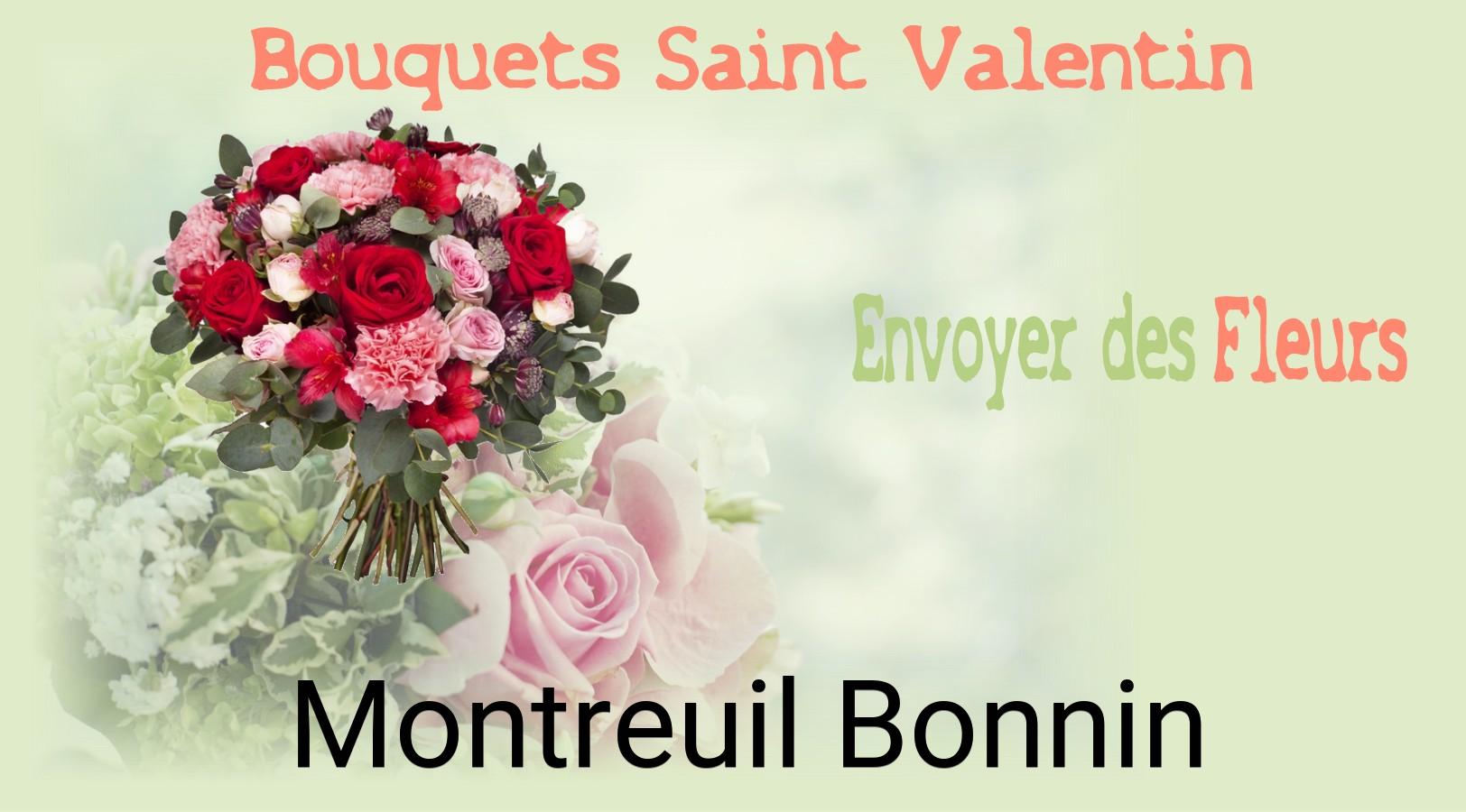 Roses de Saint-Valentin livrées à Montreuil-Bonnin